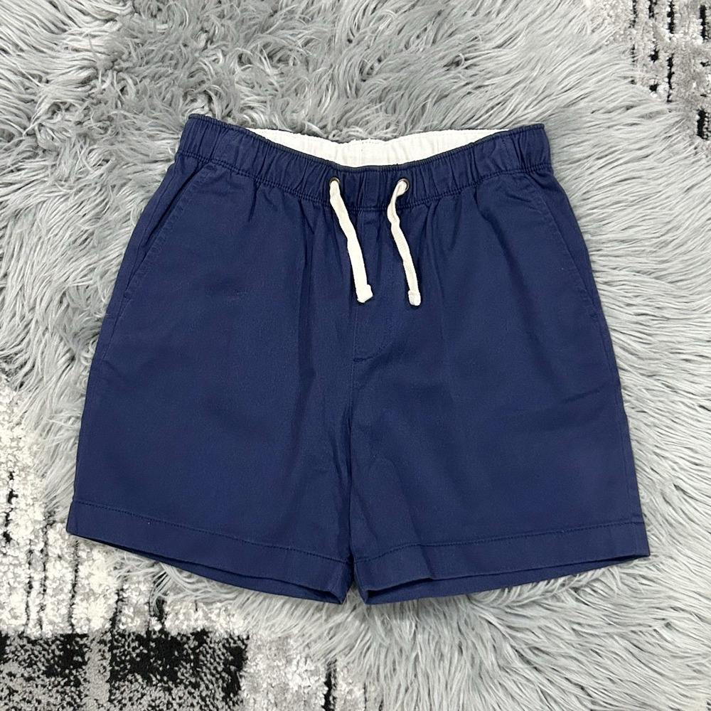Crewcuts Boys Navy Soft Twill Drawstring Dock Shorts Size 10Y NWT